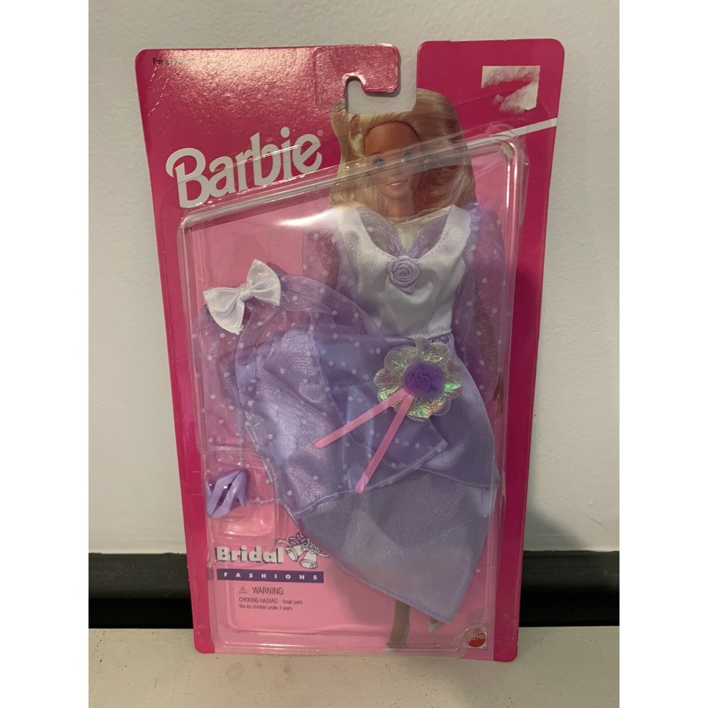 Barbie Bridal Fashions with Purple Shoes 1995 Mattel NEW 68065-95 Vintage